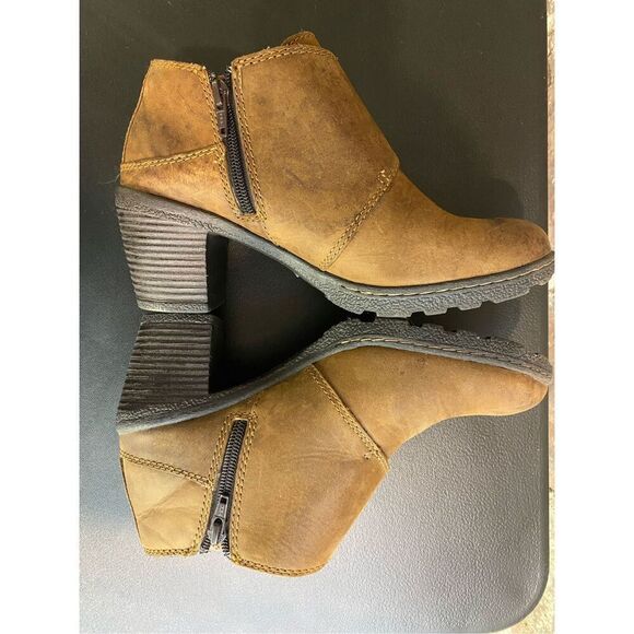 BØC Born Concept Brown Leather Bootie Women’s Size 8/39 - Picture 9 of 10